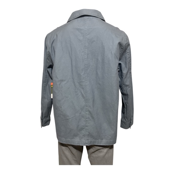 St. John's Bay Men's Steel Blue Military Chore Jacket - Picture 2 of 9